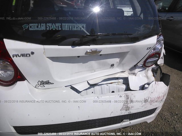 KL1TD66E09B650351 - 2009 CHEVROLET AVEO LS/LT 白色 照片 6