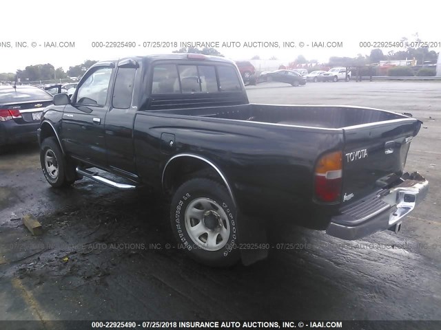 4TASN92N3XZ480978 - 1999 TOYOTA TACOMA XTRACAB PRERUNNER შავი ფოტო 3