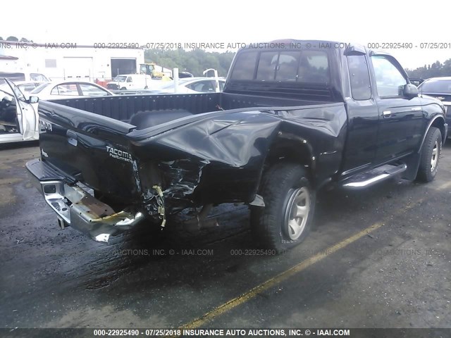 4TASN92N3XZ480978 - 1999 TOYOTA TACOMA XTRACAB PRERUNNER შავი ფოტო 4