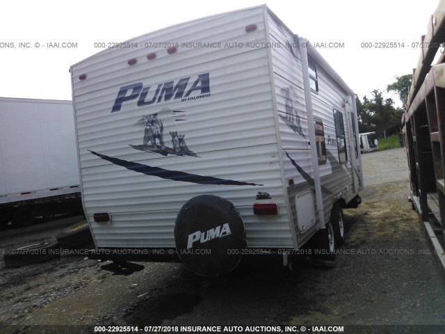 4X4TPUU228P017620 - 2008 PUMA ET1 CAMPER  WHITE photo 4