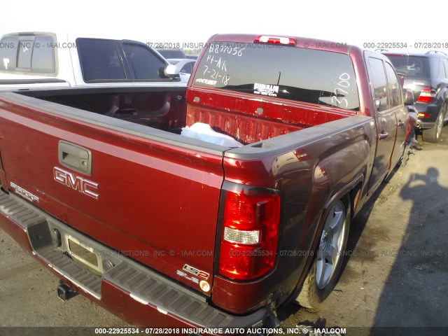 3GTU1UECXEG353700 - 2014 GMC SIERRA C1500 SLE MAROON photo 4