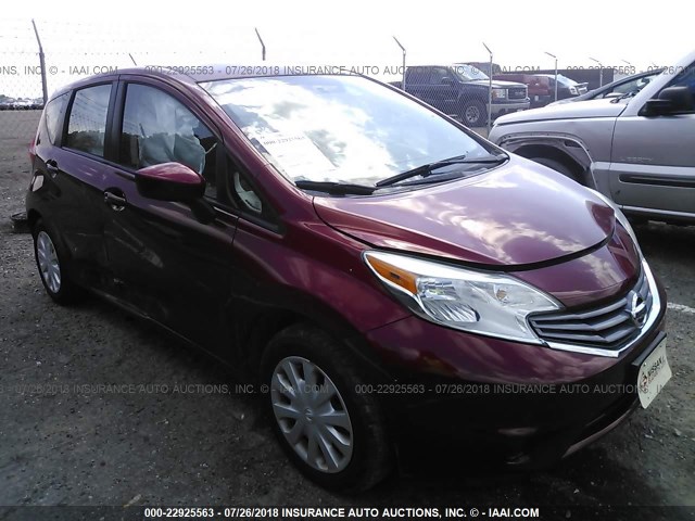 3N1CE2CP8FL369609 - 2015 NISSAN VERSA NOTE S/S PLUS/SV/SL/SR RED photo 1