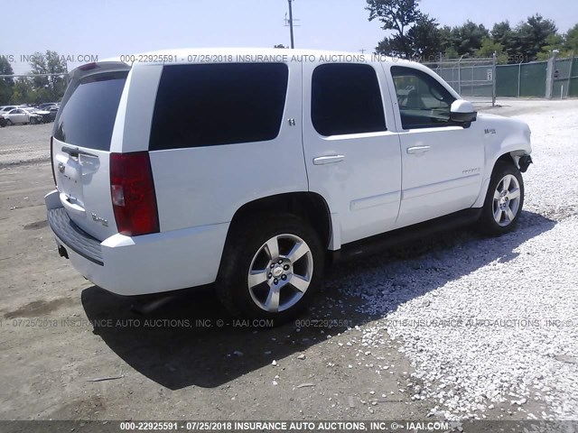 1GNFC13548R209139 - 2008 CHEVROLET TAHOE C1500 HYBRID WHITE photo 4