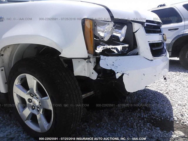 1GNFC13548R209139 - 2008 CHEVROLET TAHOE C1500 HYBRID WHITE photo 6