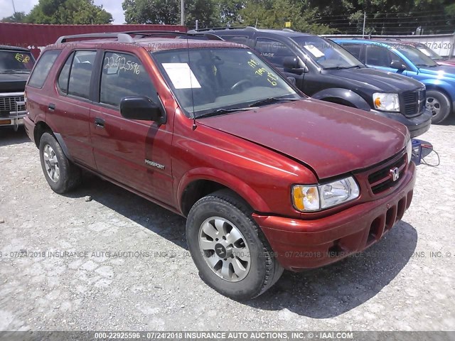 4S6DM58W014406420 - 2001 HONDA PASSPORT EX/LX 勃艮第红 照片 1