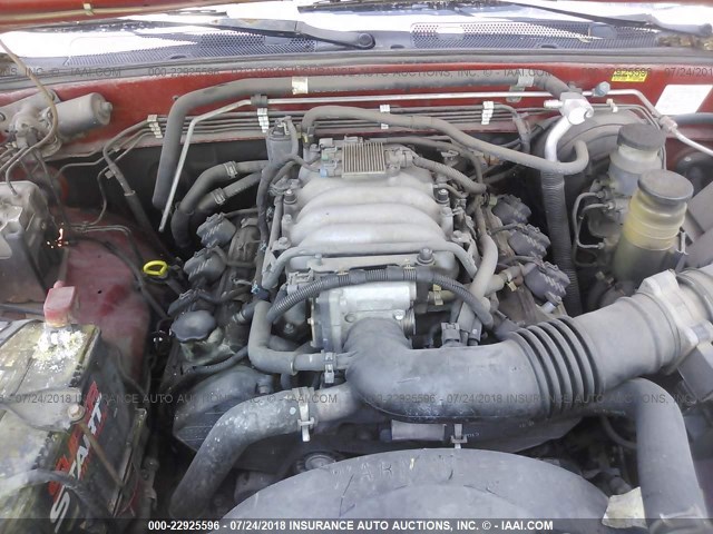 4S6DM58W014406420 - 2001 HONDA PASSPORT EX/LX 勃艮第红 照片 10