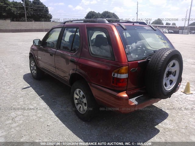 4S6DM58W014406420 - 2001 HONDA PASSPORT EX/LX 勃艮第红 照片 3