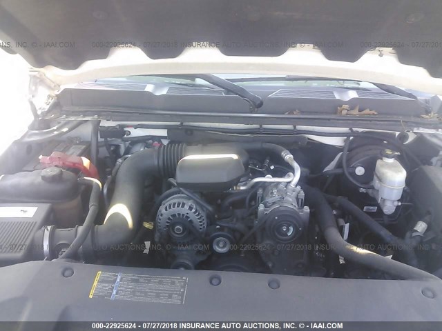 1GCEC14X47Z621645 - 2007 CHEVROLET SILVERADO C1500 CLASSIC WHITE photo 10