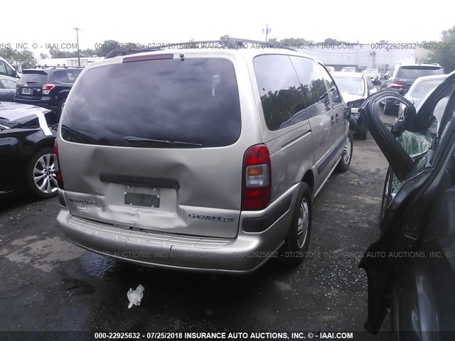 1GNDX03EXYD365320 - 2000 CHEVROLET VENTURE TAN photo 4