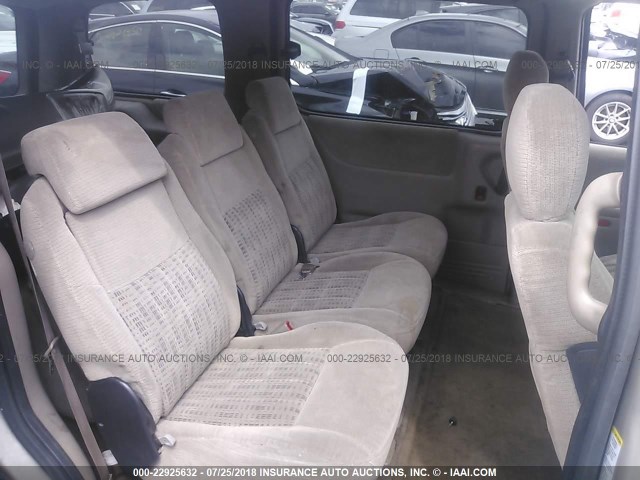 1GNDX03EXYD365320 - 2000 CHEVROLET VENTURE TAN photo 8