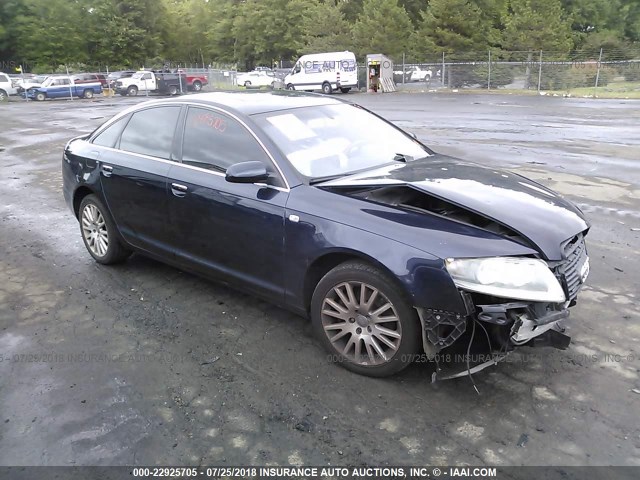 WAUDH74F56N176925 - 2006 AUDI A6 3.2 QUATTRO BLUE photo 1