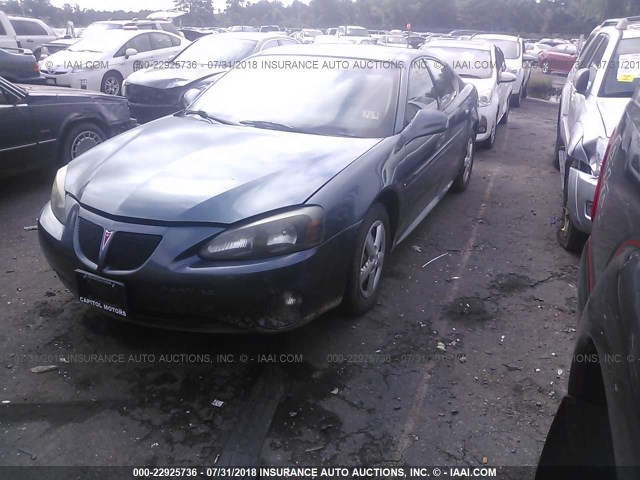 2G2WP552261290644 - 2006 PONTIAC GRAND PRIX Light Blue photo 2