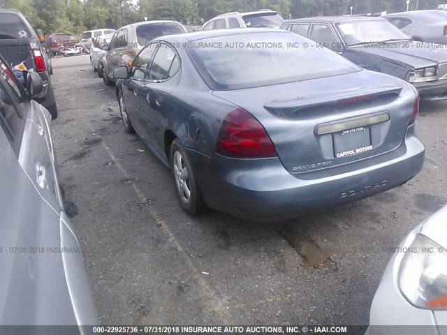 2G2WP552261290644 - 2006 PONTIAC GRAND PRIX Light Blue photo 3