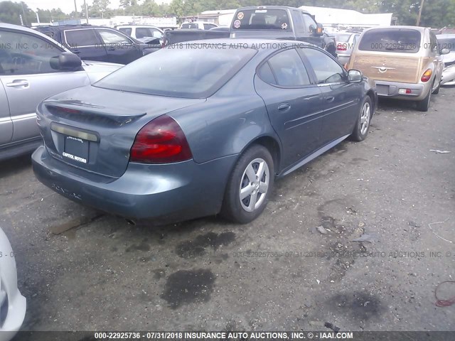 2G2WP552261290644 - 2006 PONTIAC GRAND PRIX Light Blue photo 4