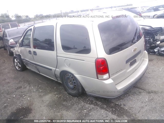 1GNDV231X8D153810 - 2008 CHEVROLET UPLANDER LS TAN photo 3