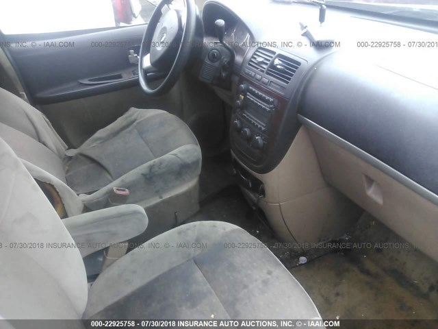 1GNDV231X8D153810 - 2008 CHEVROLET UPLANDER LS TAN photo 5