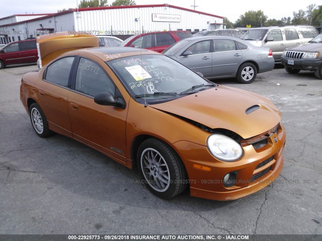 1B3AS66S65D241363 - 2005 DODGE NEON SRT-4 ORANGE photo 1