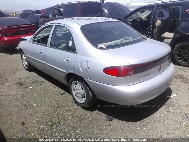 3FAFP13P22R184662 - 2002 FORD ESCORT SILVER photo 3