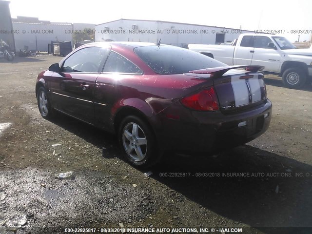 1G2AS18H397211331 - 2009 PONTIAC G5 RED photo 3