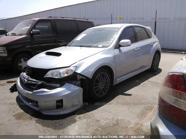 JF1GR7E61EG245761 - 2014 SUBARU IMPREZA WRX SILVER photo 2