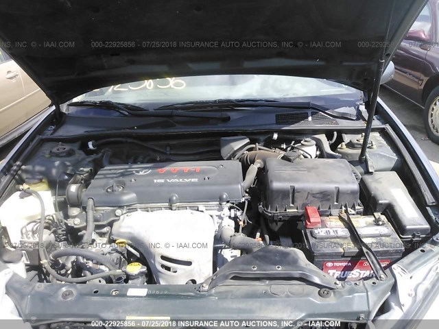 4T1BE32K95U080467 - 2005 TOYOTA CAMRY LE/XLE/SE 绿色 照片 10