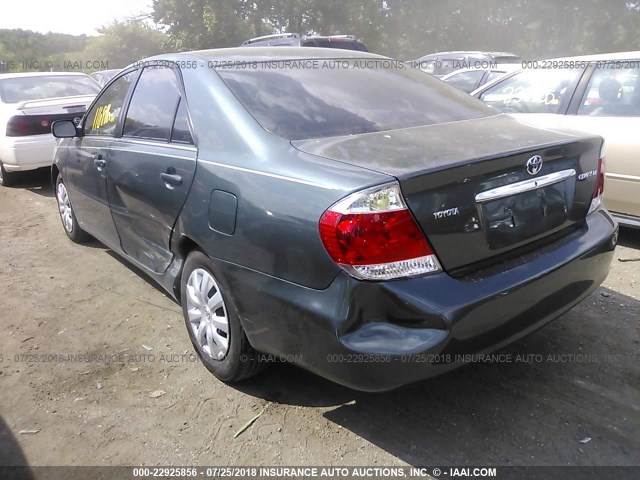 4T1BE32K95U080467 - 2005 TOYOTA CAMRY LE/XLE/SE 绿色 照片 3