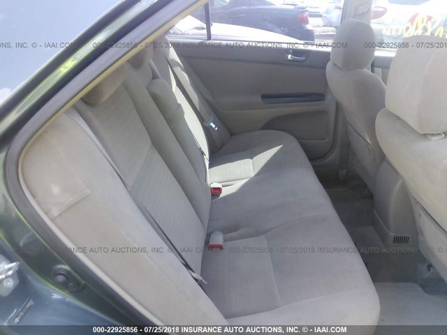 4T1BE32K95U080467 - 2005 TOYOTA CAMRY LE/XLE/SE 绿色 照片 8