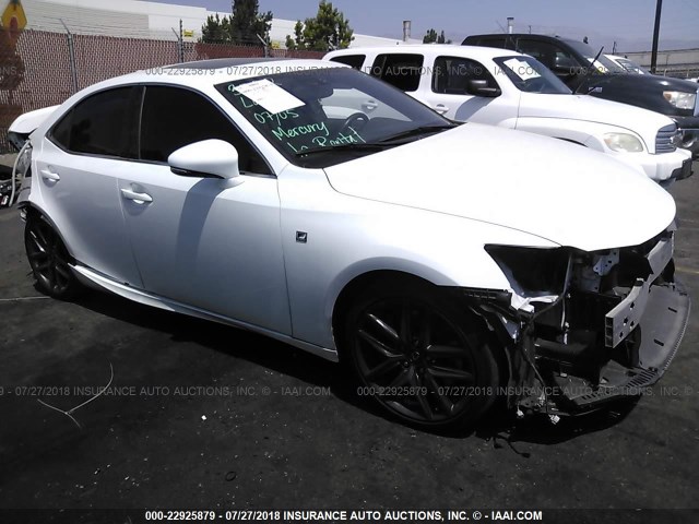 JTHBA1D26G5038545 - 2016 LEXUS IS 200T WHITE photo 1