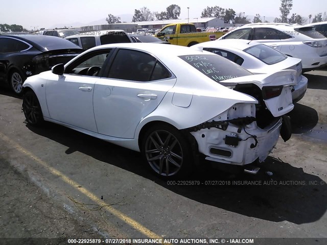 JTHBA1D26G5038545 - 2016 LEXUS IS 200T WHITE photo 3