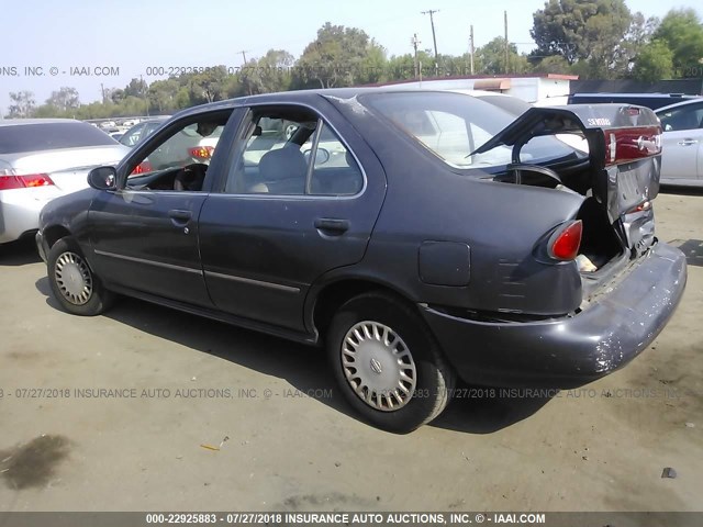 1N4AB41D7VC746948 - 1997 NISSAN SENTRA XE/GXE/GLE/BASE BLACK photo 3