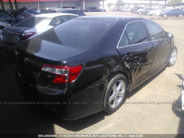 4T1BF1FK8DU274398 - 2013 TOYOTA CAMRY L/SE/LE/XLE 黑色 照片 4