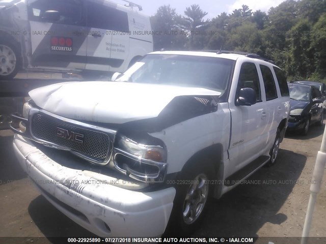 1GKEK63U45J237906 - 2005 GMC YUKON DENALI WHITE photo 6