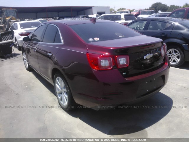 1G11E5SA6GF139686 - 2016 CHEVROLET MALIBU LIMITED LTZ MAROON photo 3