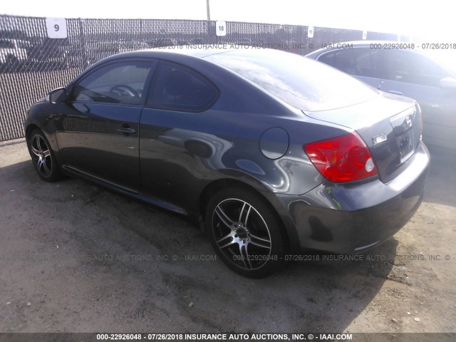 JTKDE177X70176844 - 2007 TOYOTA SCION TC 灰色 照片 3
