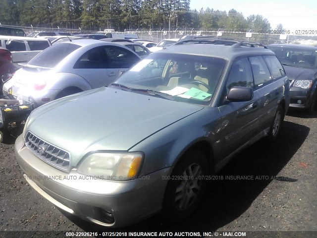 4S3BH675147643766 - 2004 SUBARU LEGACY OUTBACK AWP 绿色 照片 6