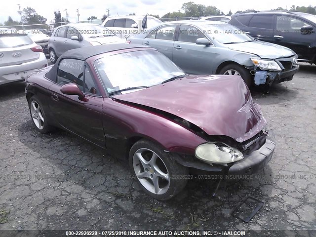 JM1NB353030304096 - 2003 MAZDA MX-5 MIATA LS MAROON photo 1