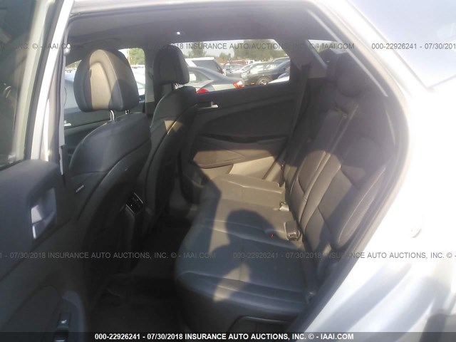 KM8J3CA24GU161639 - 2016 HYUNDAI TUCSON LIMITED/SPORT AND ECO/SE SILVER photo 8