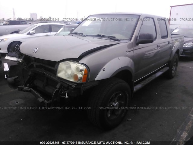 1N6ED27T64C468869 - 2004 NISSAN FRONTIER CREW CAB XE V6 Champagne photo 2