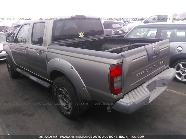 1N6ED27T64C468869 - 2004 NISSAN FRONTIER CREW CAB XE V6 Champagne photo 3