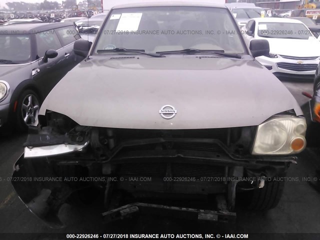 1N6ED27T64C468869 - 2004 NISSAN FRONTIER CREW CAB XE V6 Champagne photo 6