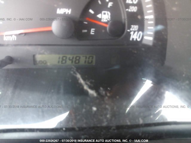 JTDBE32K730229189 - 2003 TOYOTA CAMRY LE/XLE BLUE photo 7