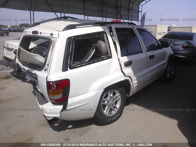 1J4GX48S14C324693 - 2004 JEEP GRAND CHEROKEE LAREDO/COLUMBIA/FREEDOM 白色 照片 4