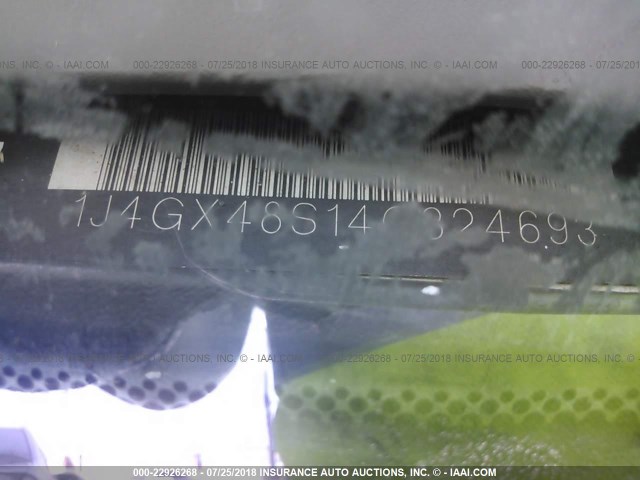 1J4GX48S14C324693 - 2004 JEEP GRAND CHEROKEE LAREDO/COLUMBIA/FREEDOM 白色 照片 9