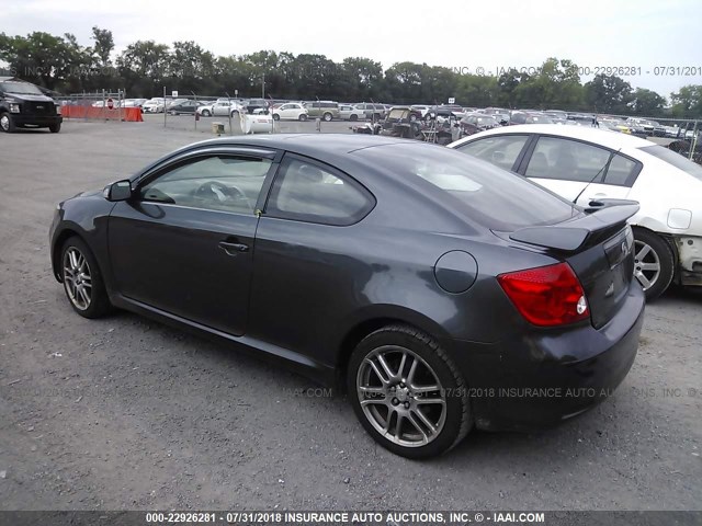 JTKDE177160080289 - 2006 TOYOTA SCION TC 灰色 照片 3