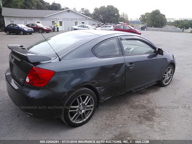 JTKDE177160080289 - 2006 TOYOTA SCION TC 灰色 照片 4