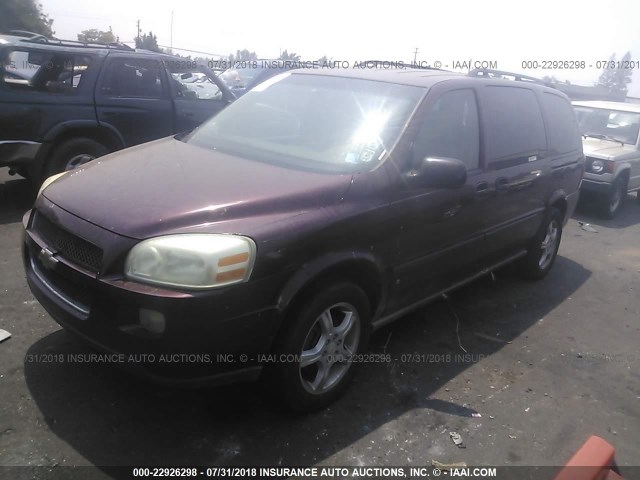 1GNDV23157D209294 - 2007 CHEVROLET UPLANDER LS Շագանակագույն լուսանկար 2