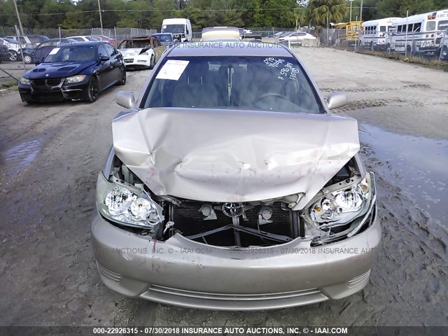 4T1BE32K05U980691 - 2005 TOYOTA CAMRY LE/XLE/SE 棕色 照片 6