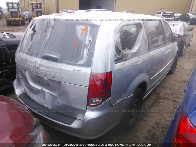 2D4RN4DG2BR672354 - 2011 DODGE GRAND CARAVAN EXPRESS SILVER photo 4