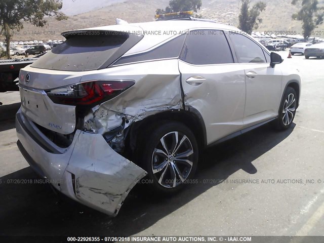 2T2ZZMCA2HC091536 - 2017 LEXUS RX 350/BASE/F SPORT BEIGE photo 4