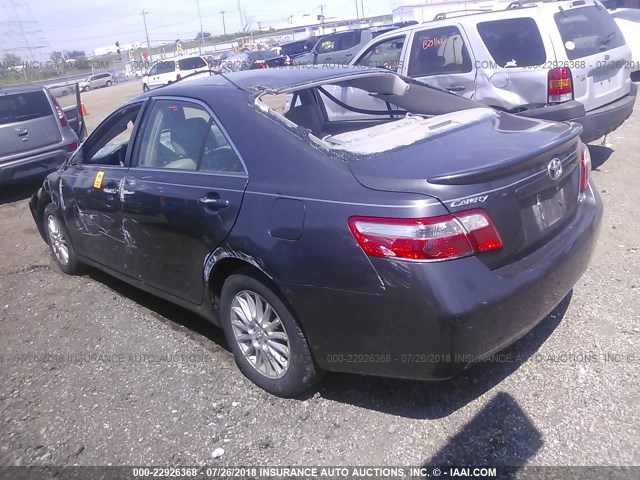 4T1BE46K27U143332 - 2007 TOYOTA CAMRY NEW GENERAT CE/LE/XLE/SE GRAY photo 3